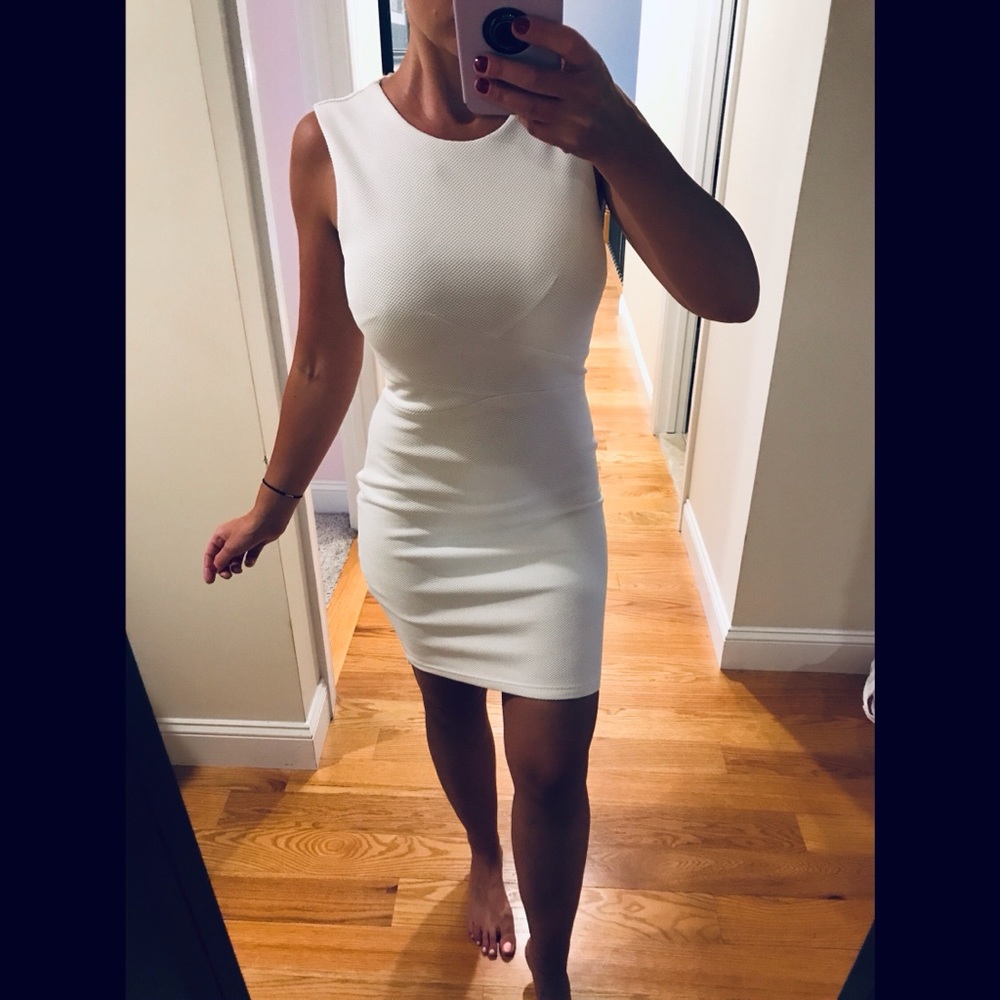BEBE white dress